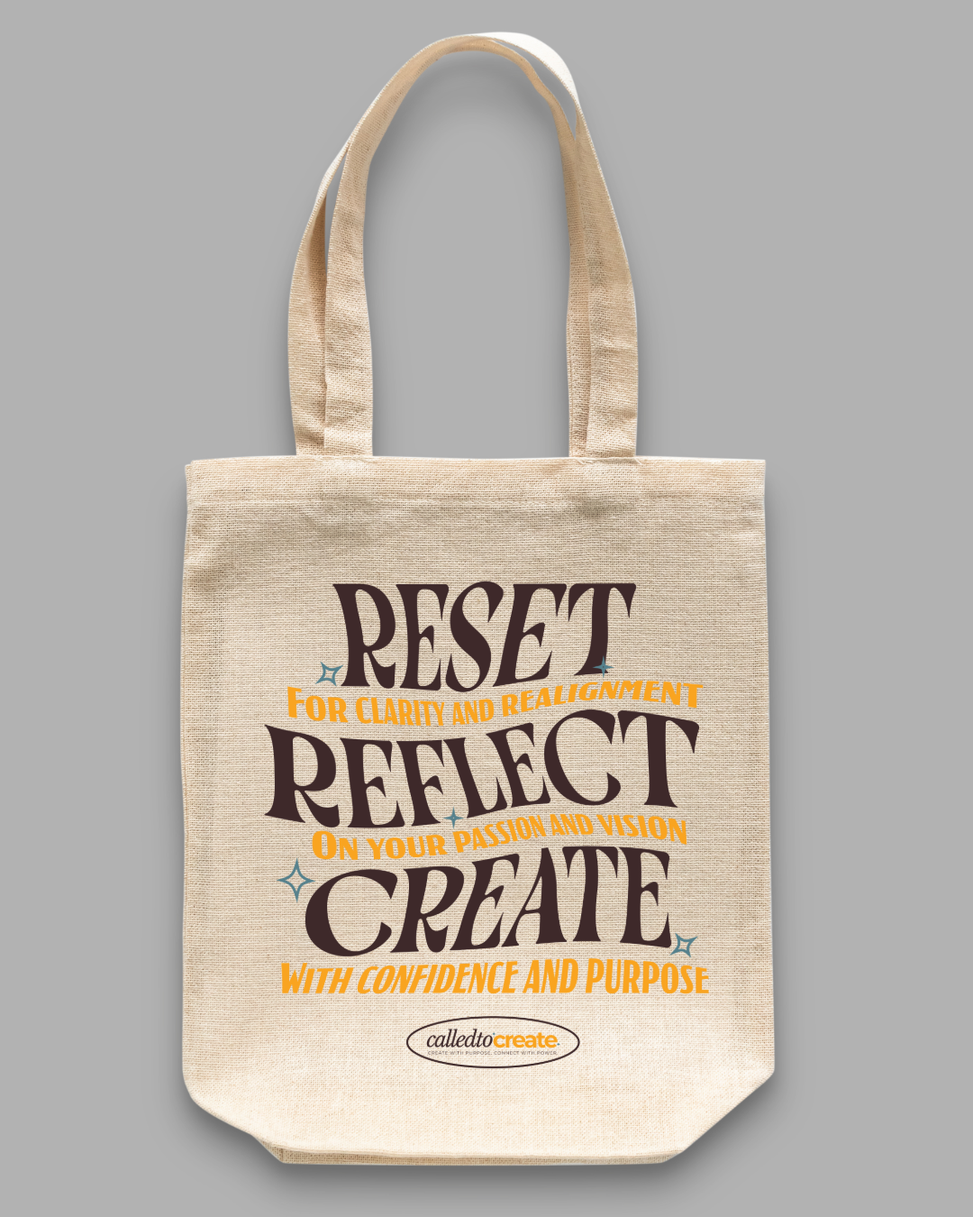 Reset, Reflect, Create Tote Bag